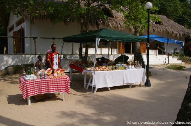 Vendors selling sea shells and vanilla at Cayo Levantado.jpg
