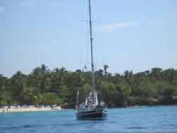 Yacht named Bold Explorer off the coast of Cayo Levantado.jpg