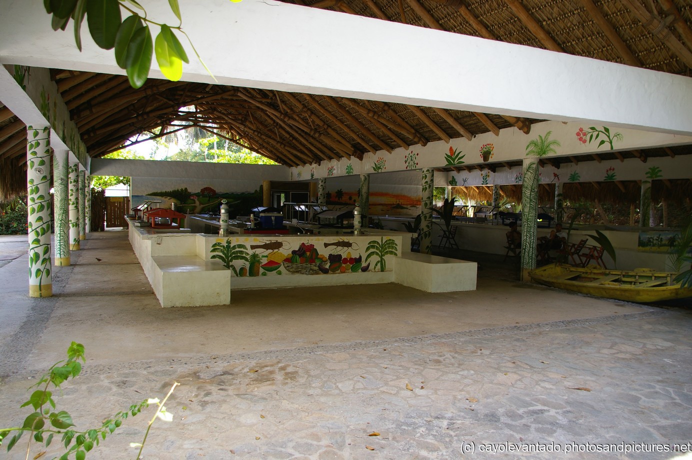 Cayo Levantado park buffet area.jpg