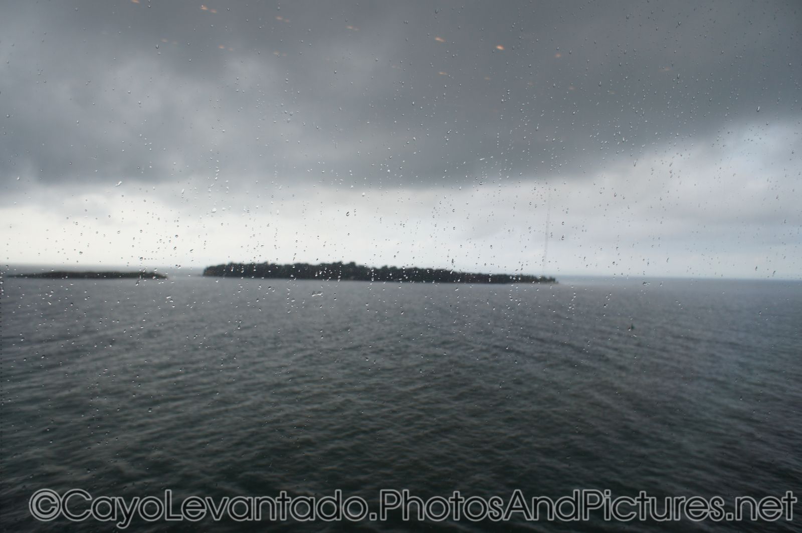 Rainy day as Norwegian Dawn approcaches Samana.jpg