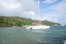 Catamaran off of the caost of Samana.jpg