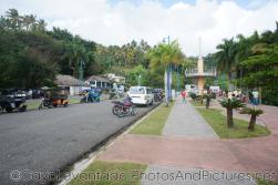 Motorcycles and motorcycle-carriages near Samana cruise pier.jpg
