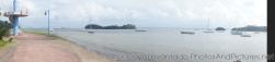 Panoramic view of Samana Santa Barbara coastal area and bridge.jpg