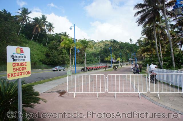Cruise shore excursion area at Santa Barbara Samana.jpg