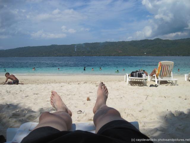 David relaxing at Cayo Levantado on a beach chair.jpg
